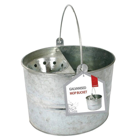 De Vielle Galvanised Mop Bucket