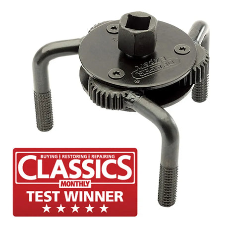Draper 75 - 120mm Capacity Three Leg Oil Filter Wrench