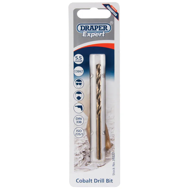 Draper HSS cobalt Drill Bit, 5.5mm