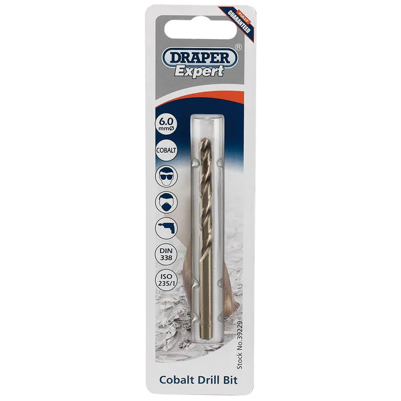 Draper HSS Cobalt Drill Bit, 6.0mm