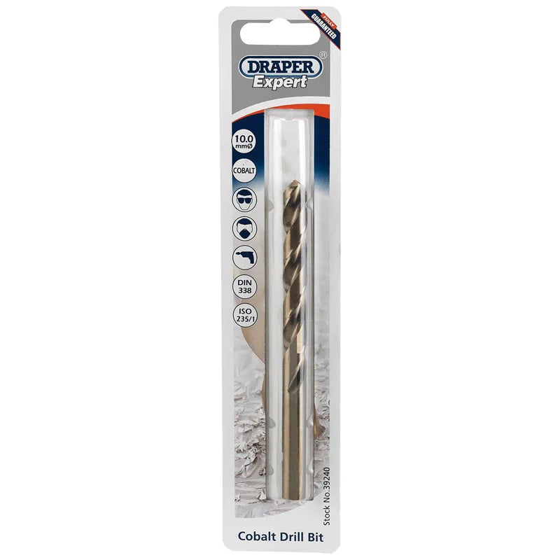 Draper HSS Cobalt Drill Bit, 10.0mm