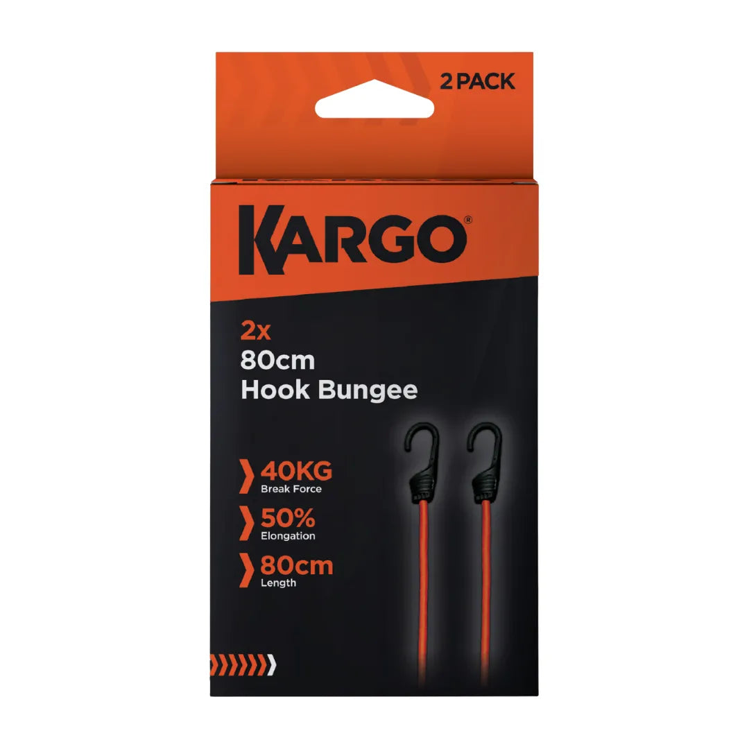 Kargo Bungee Tie Down 2 Pack - 80cm