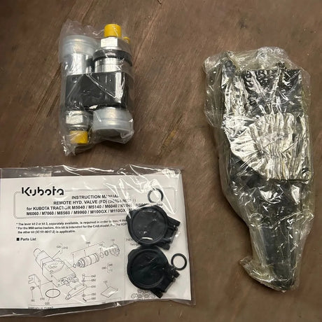 Kubota M7611 Hydraulic Valve + Kubota M7688 3rd Valve Lever