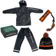 Xpert Swampmaster Stormgear Junior Waterproofs Gift Bundle SWP32 | Jacket, Trousers, Beanie & Mini torch