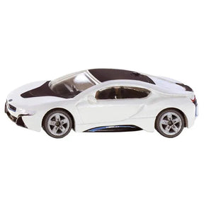 Siku BMW i8 Model Car 1:87 - Black & White, Detailed, Durable, Siku 1458