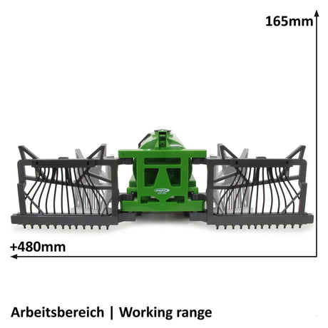 Jamara Fendt Water Tank with Hose Dispenser - 450ml Capacity RC Tractor Attachment