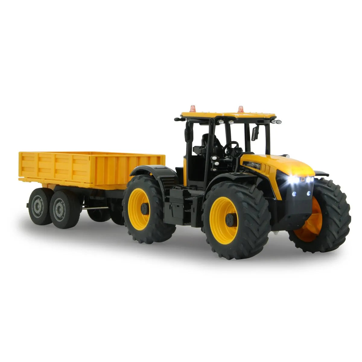 Jamara JCB Fastrac Tractor with tipping trailer 2,4GHz - Scale 1:24
