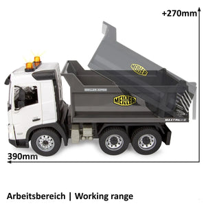 Jamara Volvo Dump Truck 1:20 RC Remote Control Construction Truck