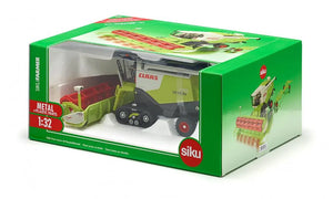 Siku Claas Lexion 770 on Tracks with Transport Trailer