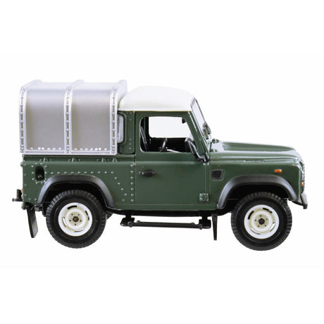 Britains Land Rover Defender 90 with Canopy - 1:32 Scale Keswick Green Model