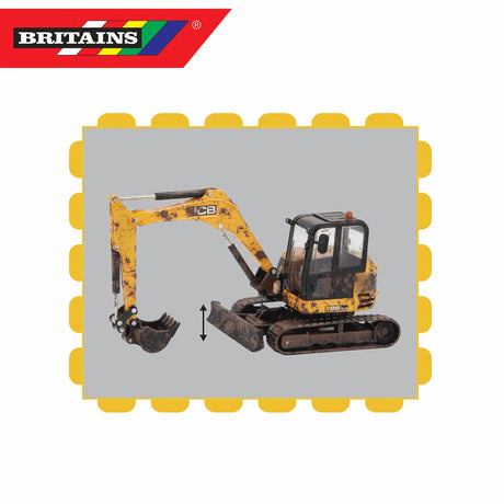 Britains Muddy JCB Midi Excavator 1:32 Scale Model 43279