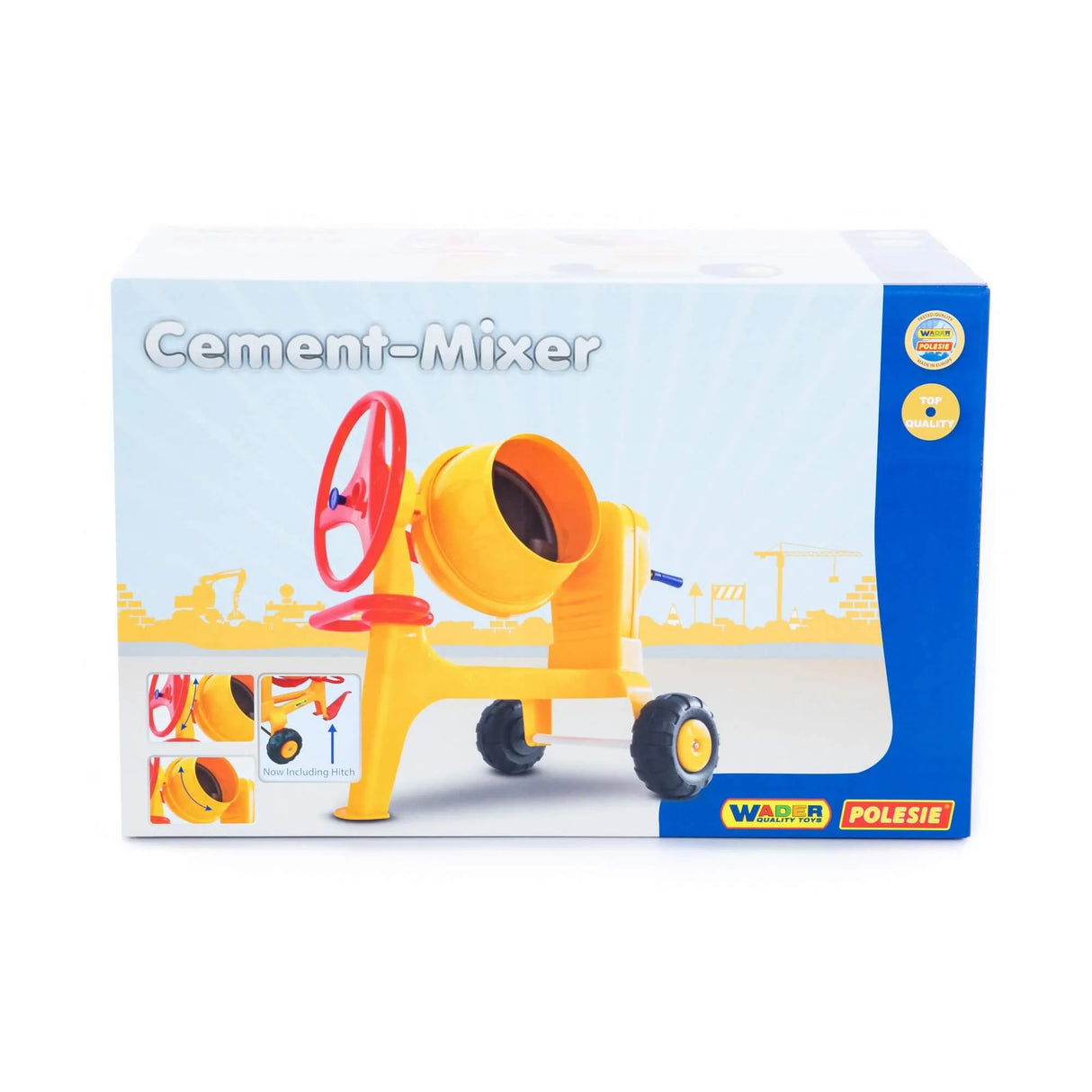 Wader Play Cement Mixer with Hitch