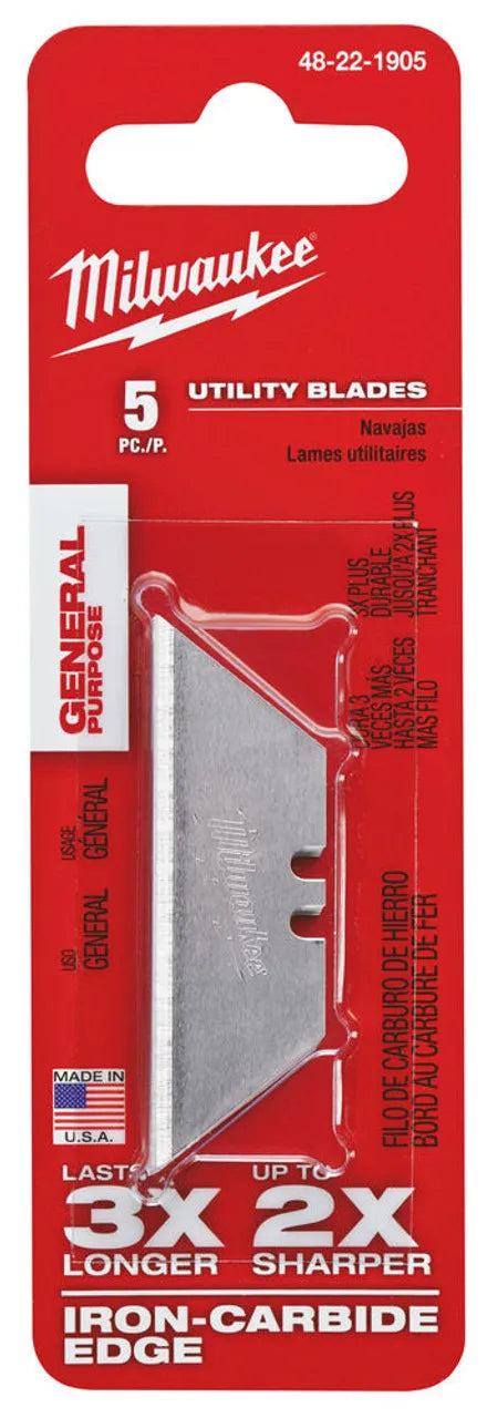 Milwaukee 5 Trapezoidal Blades Width: 19mm