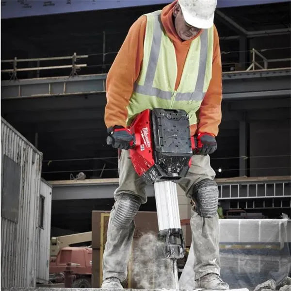 Milwaukee MX Fuel 25KG Class 28mm Hex Demolition Hammer + x2 Free Batteries