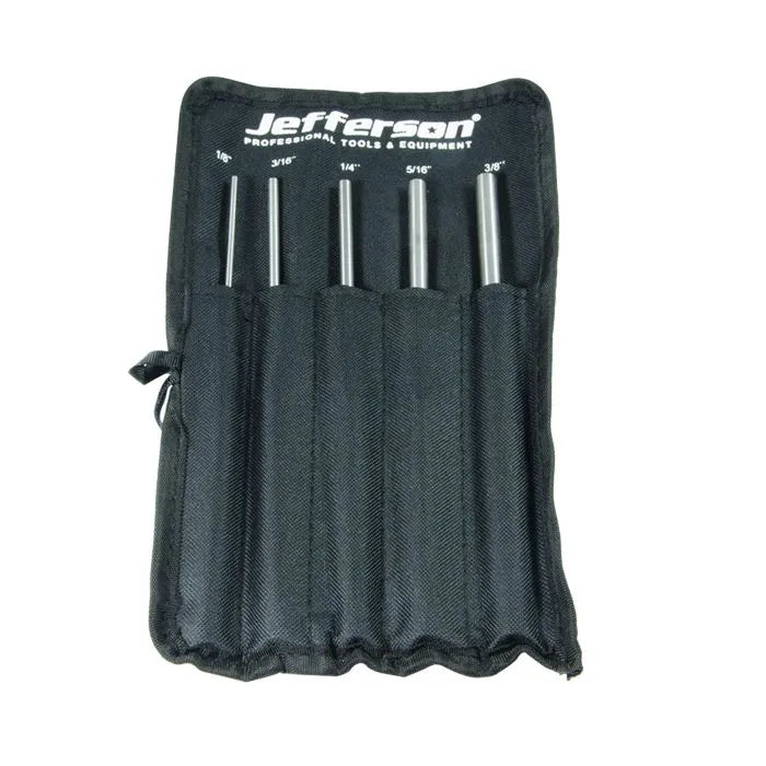 Jefferson 5 Piece Extra Long Parallel Pin Punch Set 