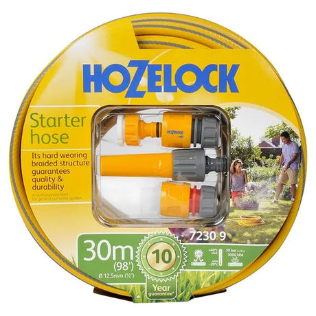 Hozelock Starter Hose & Fitting Set 30m