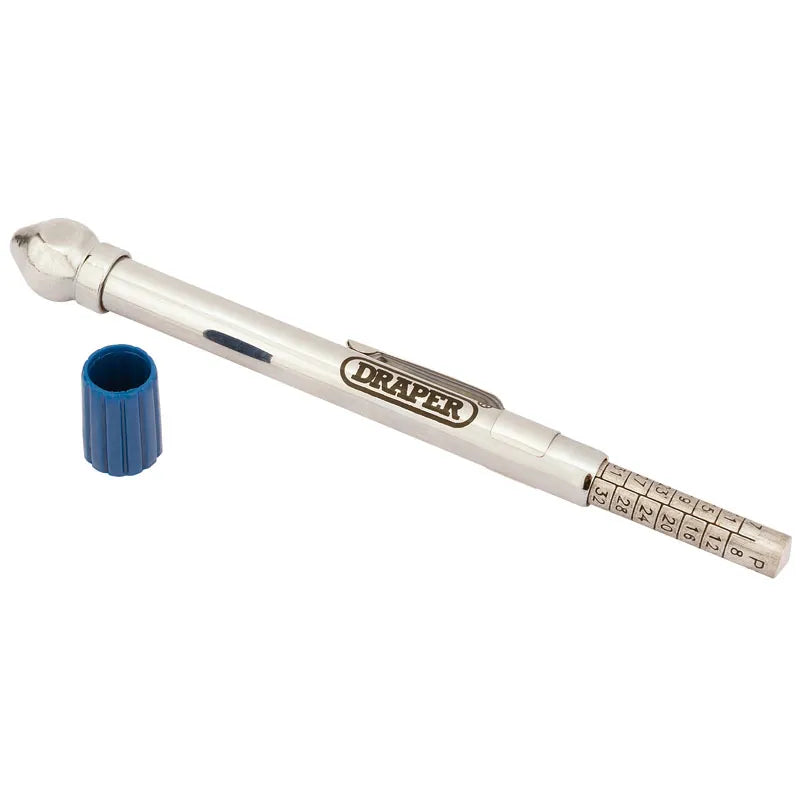 Draper Tyre Pressure Gauge with Side Mount