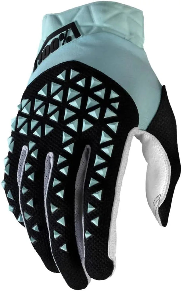 100% Airmatic Bike Gloves Sky Blue /Black 