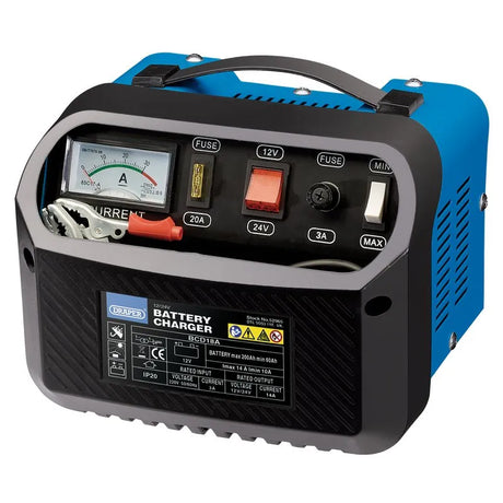 Draper 12/24V 10-14A Battery Charger 
