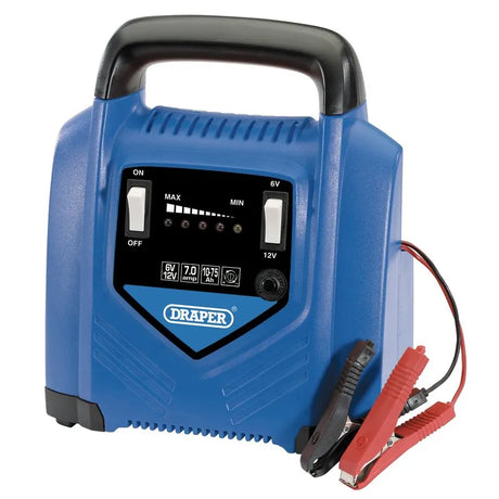 Draper 6V/12V 7A Battery Charger