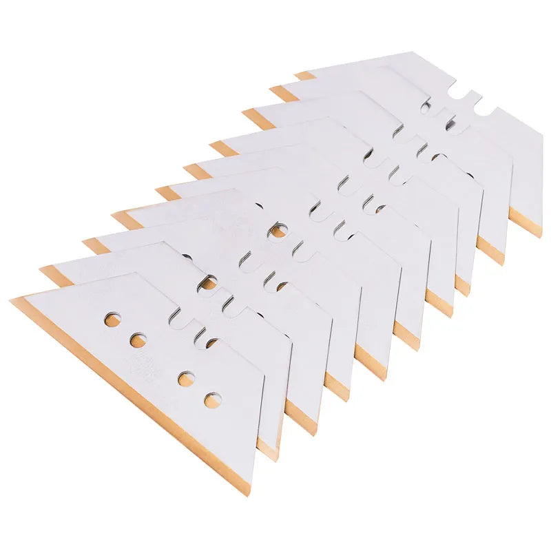 Draper Pack of 10 'Premium Gold' Two Notch Trimming Knife Blades