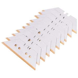 Draper Pack of 10 'Premium Gold' Two Notch Trimming Knife Blades