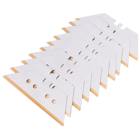 Draper Pack of 10 'Premium Gold' Two Notch Trimming Knife Blades