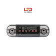 6 LED Flush Mount Marker Light (Red) - 12/24V, IP67, EMC & RoHS Compliant (LG108)