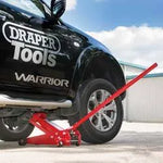 Draper 3 Tonne Red Heavy Duty Garage Trolley Jack