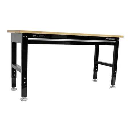 Jefferson 60" Adjustable Work Table with Drawer - JEFTBL05-01