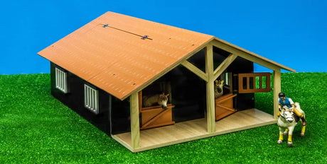 Kids Globe Horse Stable with 2 Boxes and Workshop