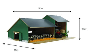 Kids Globe Cattle & Machinery Farm Shed