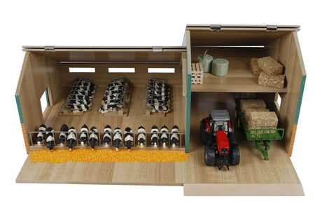 Kids Globe Cattle & Machinery Farm Shed