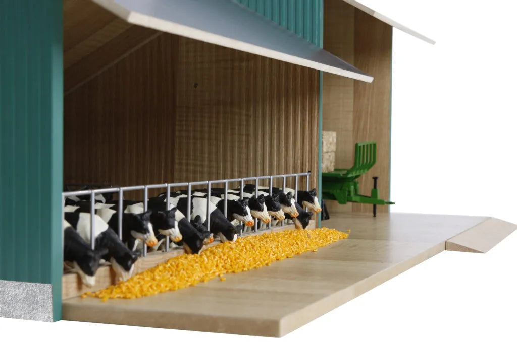 Kids Globe Cattle & Machinery Farm Shed