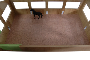 Kids Globe Horse Stable with 3 Boxes, Wash Box and Indoor Arena