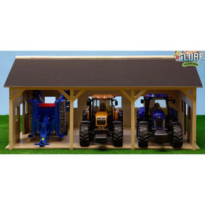 Kids Globe Wood Farm Machinery Shed 1:16