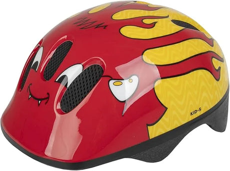 M-Wave Kids Helmet Ventura Little Devil – Adjustable Safety Helmet (52-57 cm)