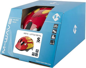 M-Wave Kids Helmet Ventura Little Devil – Adjustable Safety Helmet (52-57 cm)