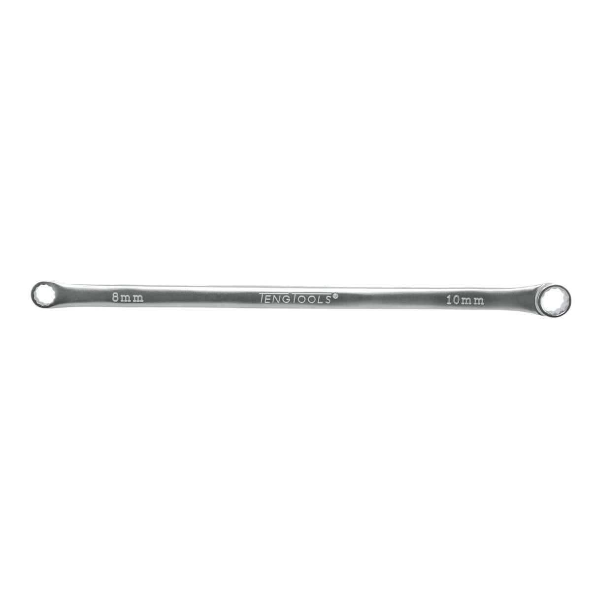 Teng Tools Long Flat Double Ring Spanner 8x10mm
