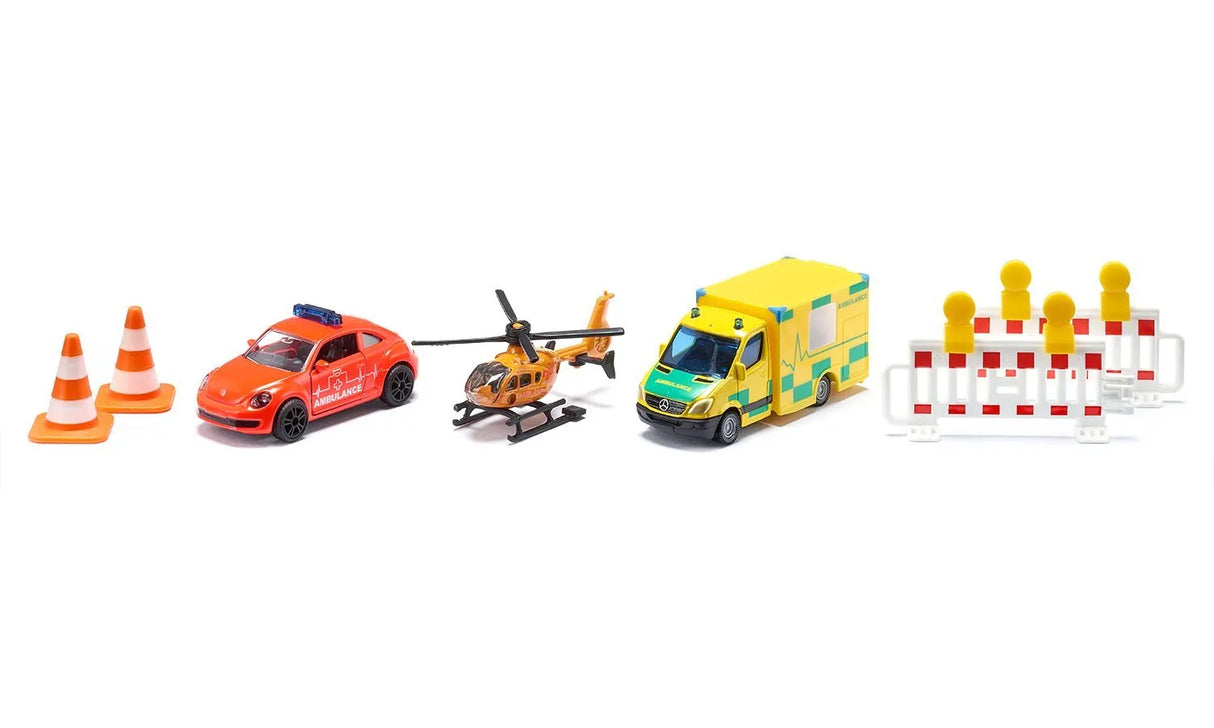 SIKU Gift Set Rescue - Detailed Emergency Vehicles Model Set