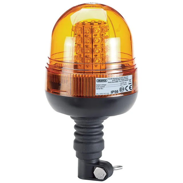 Draper 12/24V LED Flexible Spigot Beacon, 400 Lumens