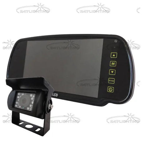 247 7" Rear View Mirror Camera Kit
