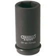 Draper Hi-Torq 6 Point Deep Impact Socket, 3/4" Sq. Dr., 30 Mm