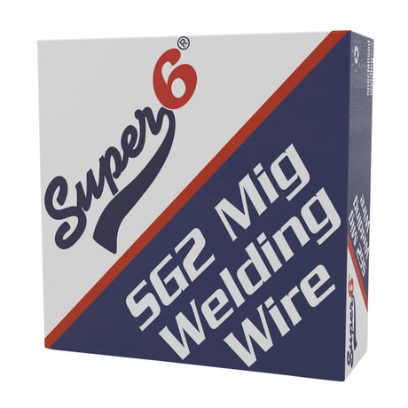 Super 6 SG2 Steel MIG Wire 0.6mm 5kg - Copper-Coated for Mild & Medium Tensile Steels