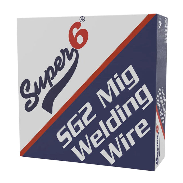 Super 6 SG2 Steel MIG Wire 0.8mm 5KG- Copper-Coated Welding Wire for Mild & Medium Tensile Steels