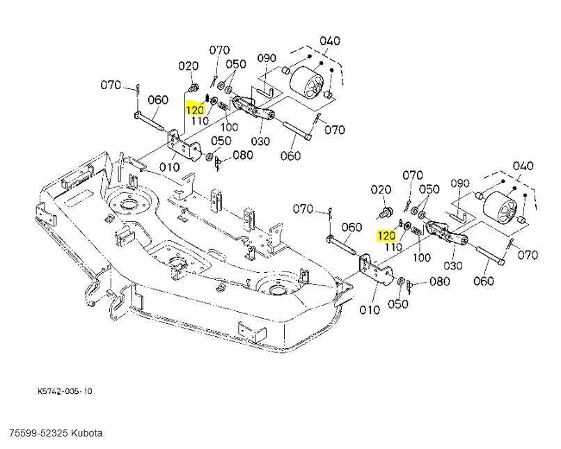 75599-52325 Kubota Spring Pin (5/32 x 1.25) - Genuine OEM Part