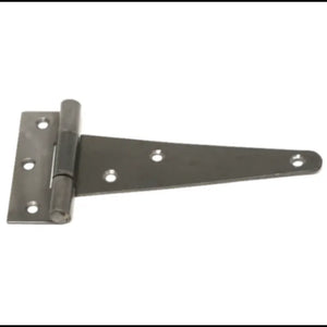 8" Galvanised Scotch T-Hinge Pair - Heavy Duty Hinges for Gates, Doors & Sheds
