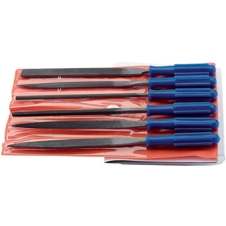 Draper Warding File Set with Handles, 100 Mm (6 Piece)