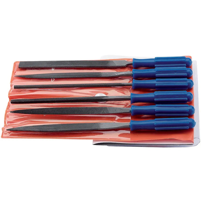 Draper Warding File Set with Handles, 100 Mm (6 Piece)