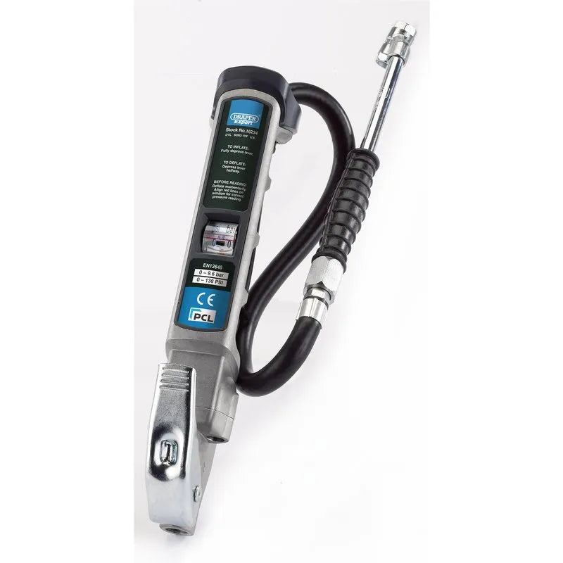 Draper Hi-Flo Air Line Inflator with Twin Open Ended Connector